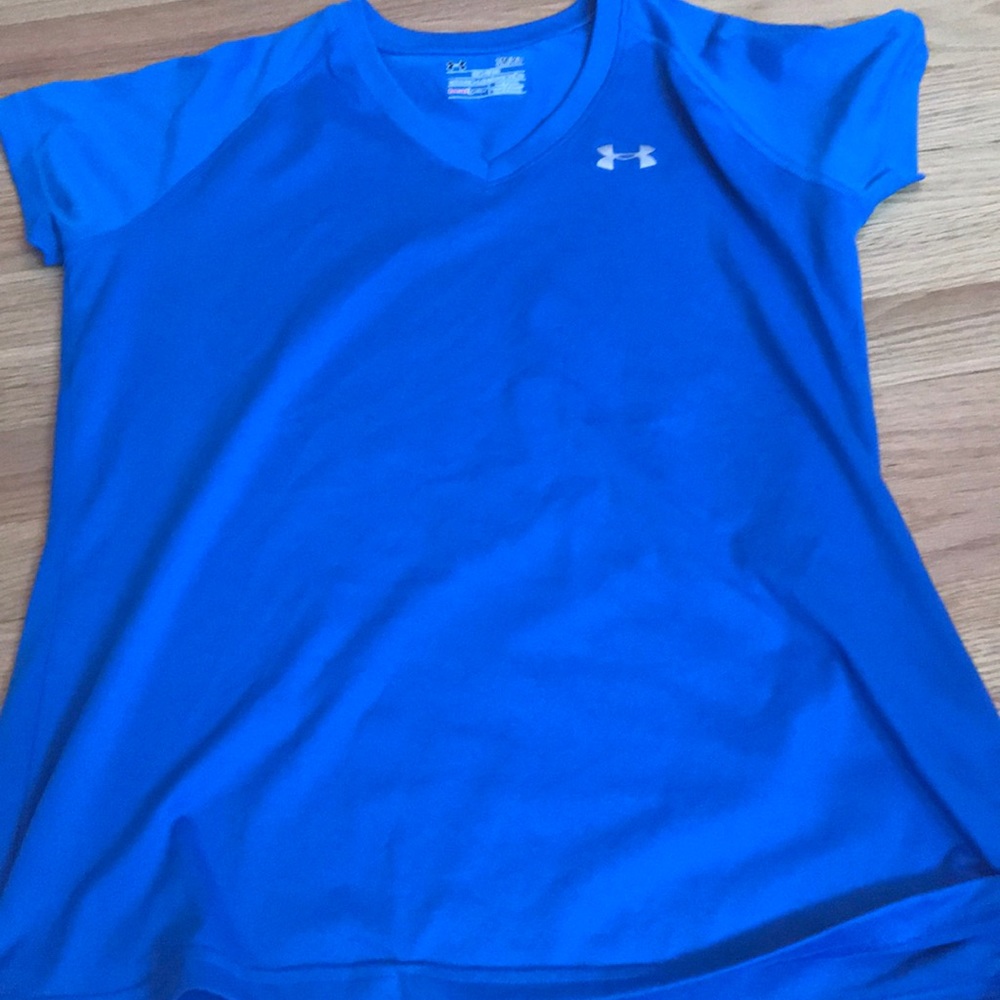 Under armor blue tee shirt